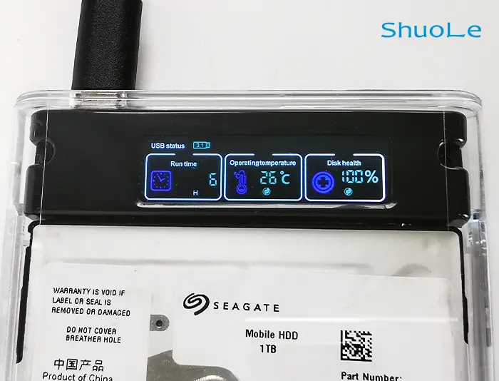 باکس-هاردشیشه-ای-shuole-type-c-هوشمند