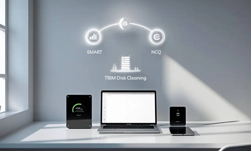 کاربرد SMART NCQ TRIM در حافظه HDD و SSD 